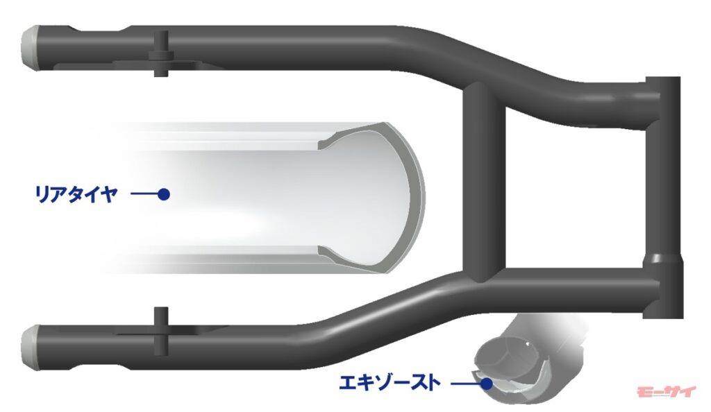 CL250　スイングアーム　ホンダ