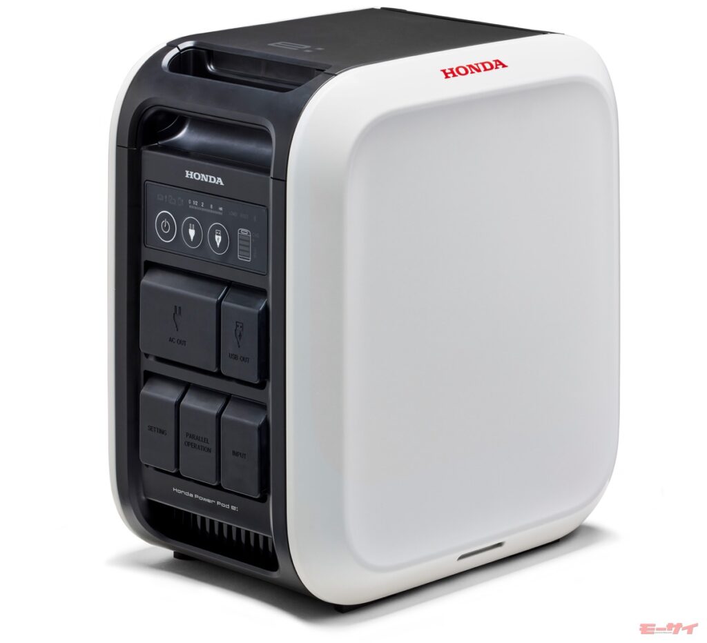 HONDA エネポ ポータブル電源 画像ギャラリー】着脱バッテリー式ポータブル電源「Honda Power Pod e