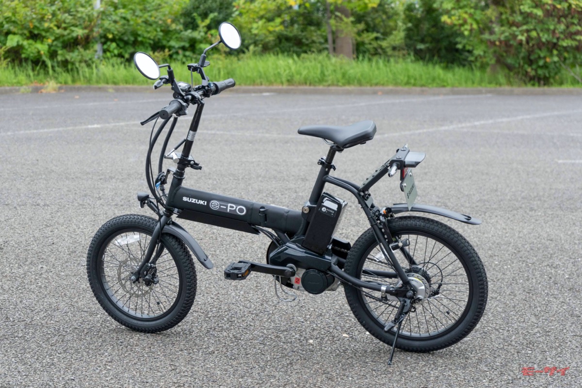 スズキの新電動バイク「e-PO」試乗！ペダルがあっても、ちゃんと原付、走行性能もしっかり原付相当 | モーサイ（Motorcyclist Web）
