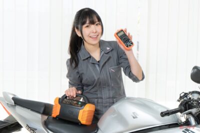 望月ミキ　バイク