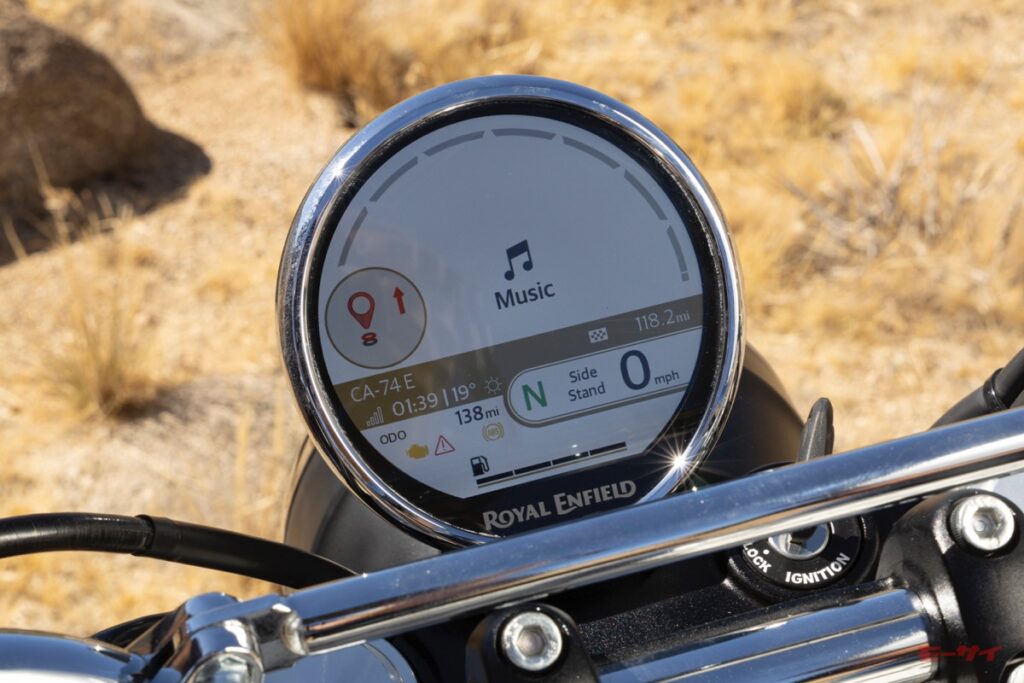 ベア650　ロイヤルエンフィールド　メーター