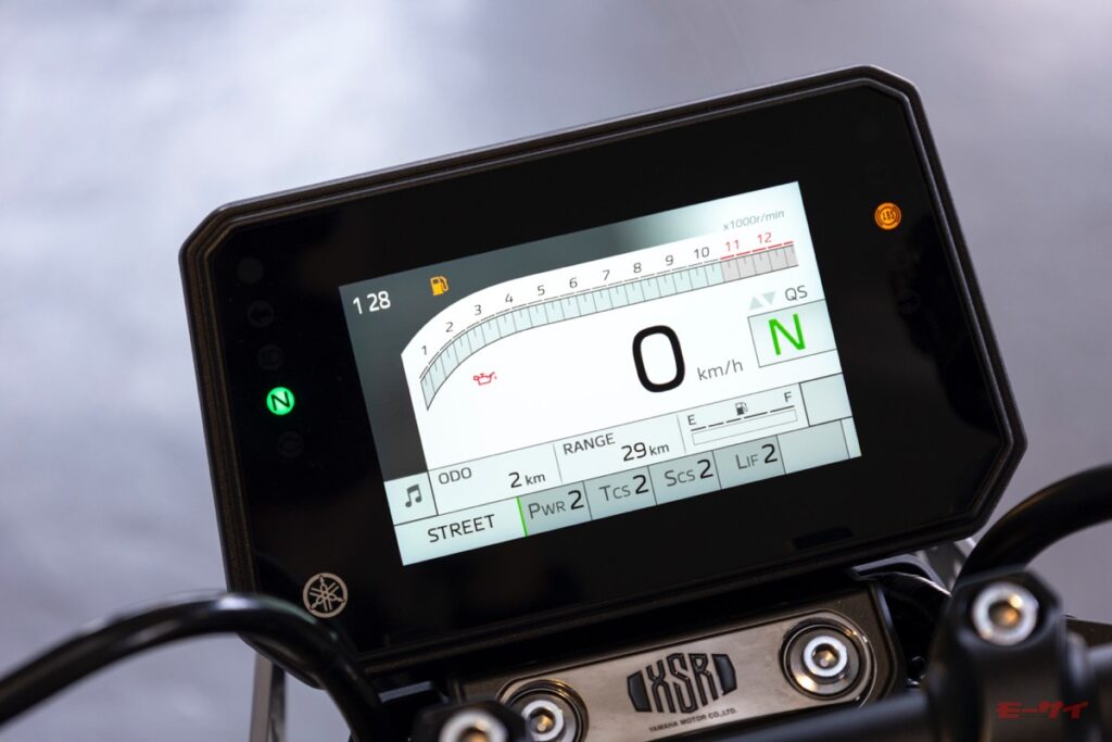 XSR900　ヤマハ　2025　メーター　５