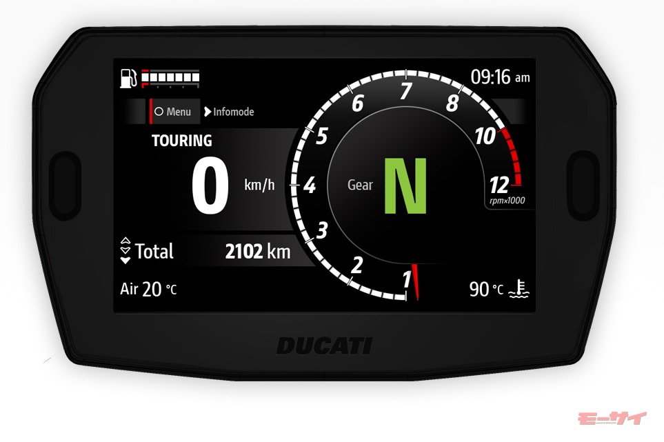 ムルティストラーダ　V2　S　メーター　2025　ドゥカティ