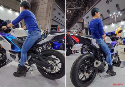 YZF-R3　足つき